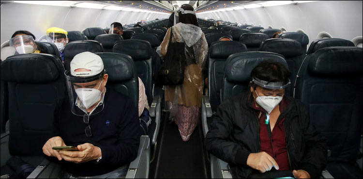 ہوائی جہاز میں بھی کووڈ کے پھیلاؤ کا خطرہ کم کرنا ممکن، لیکن کیسے؟