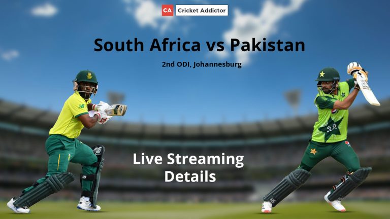 Pakistan vs South Africa live Streaming