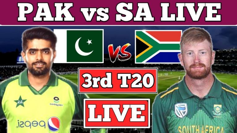 Pak vs Sa 3rd T20 Live Streaming
