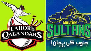 Multan sultans vs Lahore Qalandar live match streaming